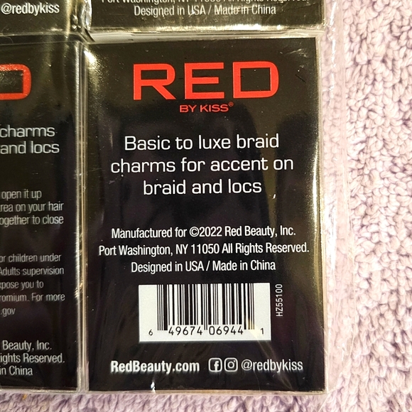RED by KISS Braid and Loc Charms 14 Pcs - Picture 8 of 10